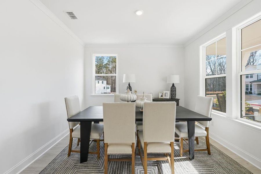 Furnished interior view inside a new home in Auburn Glen, Dacula (Image 13).