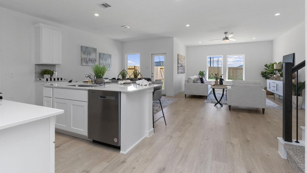 Furnished interior view inside a new home in Holly Ridge, Rosenberg (Image 36).