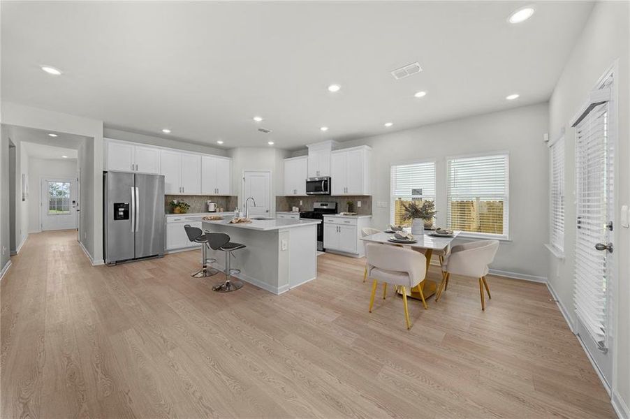 Furnished interior view inside a new home in , Canton (Image 31).