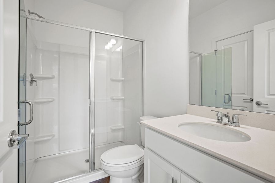 Furnished interior view inside a new home in West End Heights, Charlotte (Image 11).
