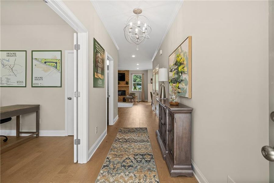 Furnished interior view inside a new home in Hickory Heights, Acworth (Image 5).