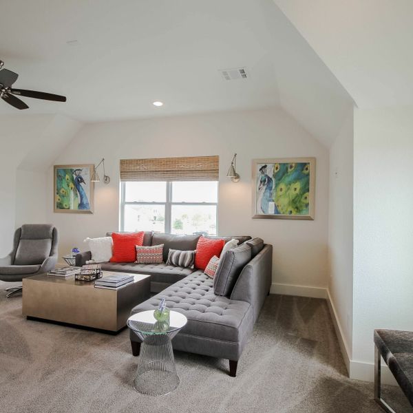 Representative furnished interior of a home built from the The Burgundy by Village Homes in Walsh, Aledo (Image 27). Representative furnished interior of a home built from the The Burgundy by Village Homes in Walsh, Aledo (Image 27).