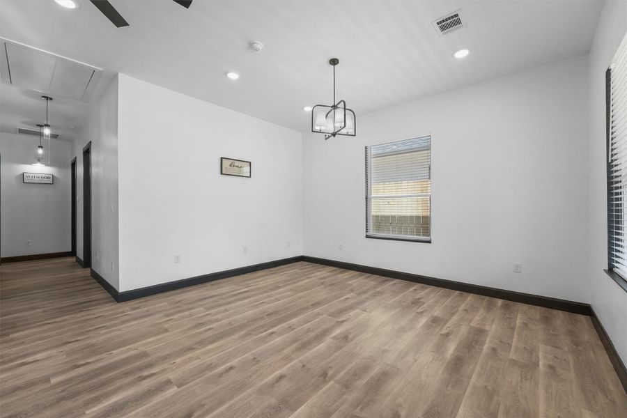 Spacious, unfurnished interior of a new home in , Point Blank (Image 9).