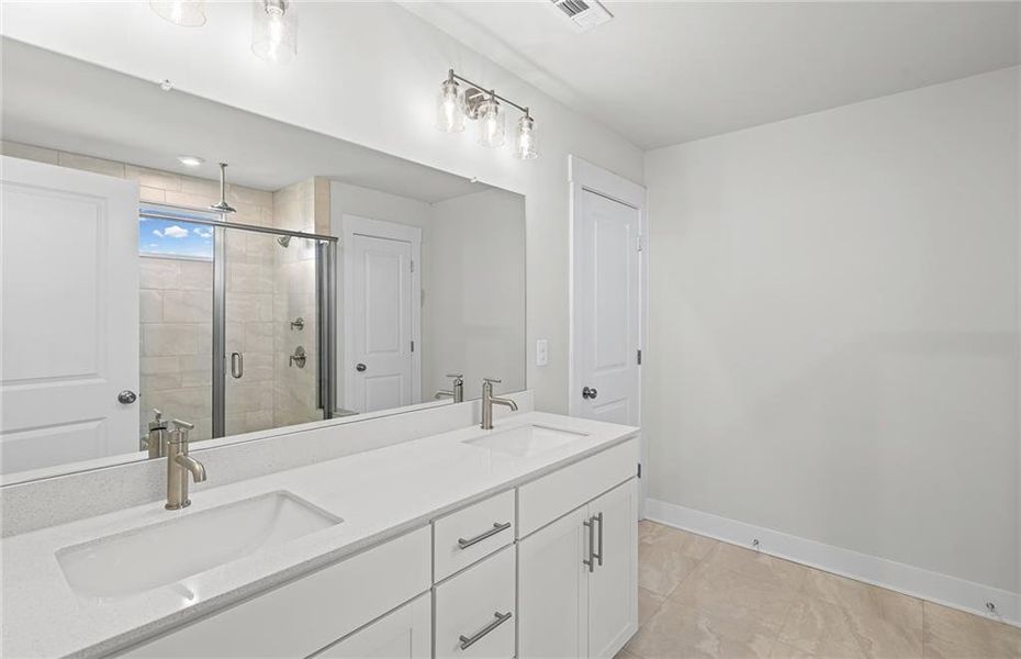 Furnished interior view inside a new home in Creekside at Skelton, Jefferson (Image 13).