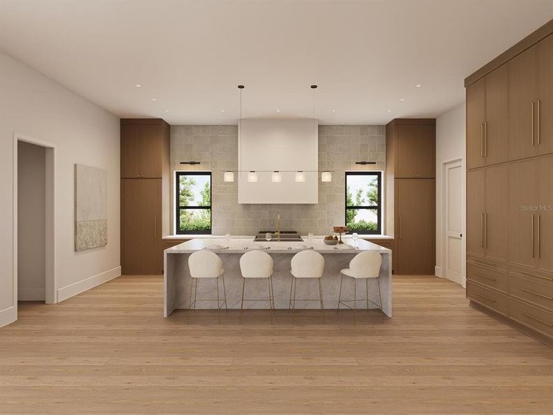 Furnished interior view inside a new home in , Orlando (Image 5).