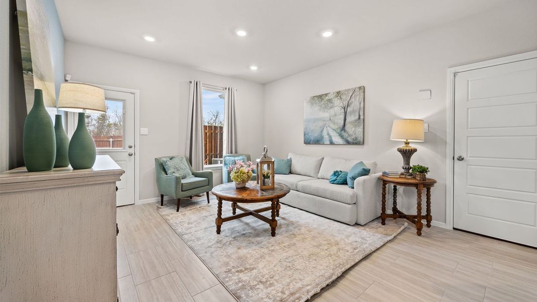 Furnished interior view inside a new home in Orchard Village, Fort Worth (Image 19).