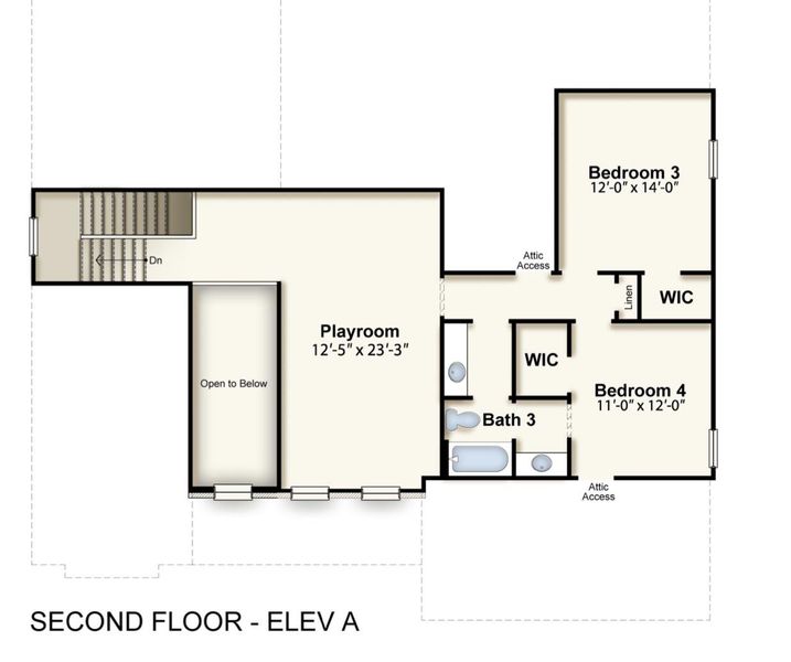 View of home floor plan