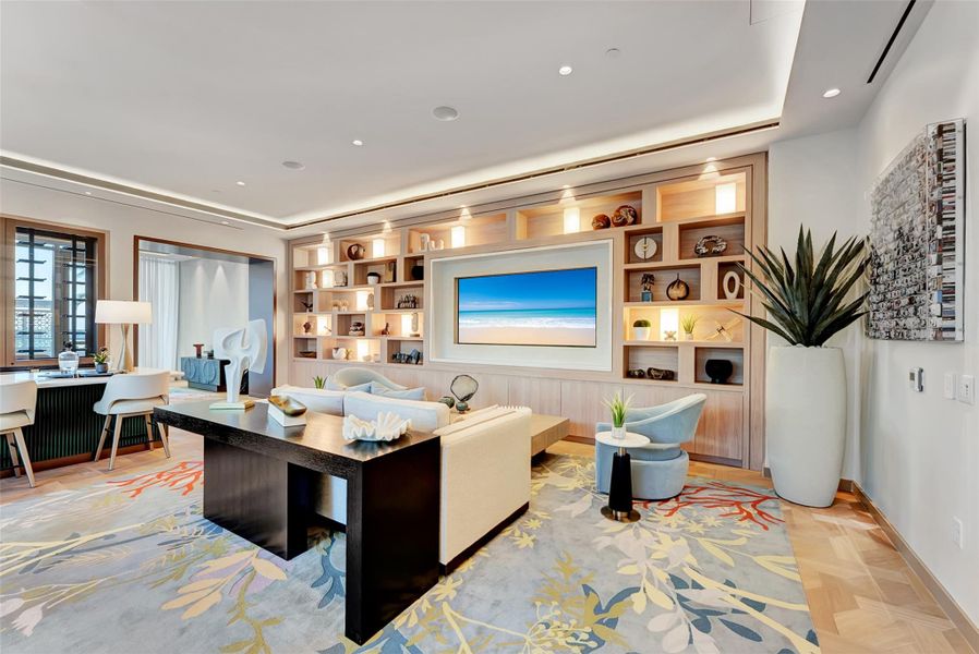 Furnished interior view inside a new home in , Fort Lauderdale (Image 20).