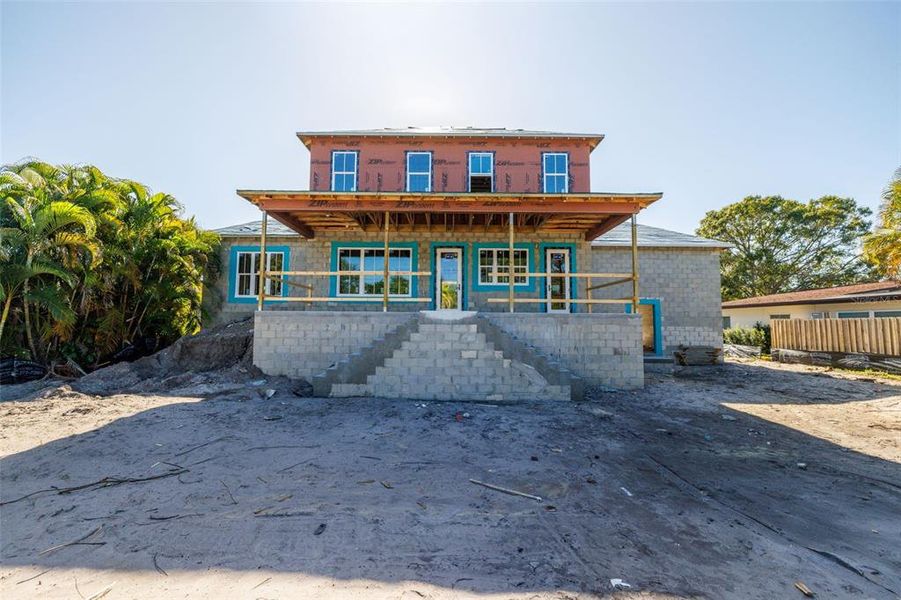 In-progress construction of a new home in , St. Petersburg, FL (Image 5).