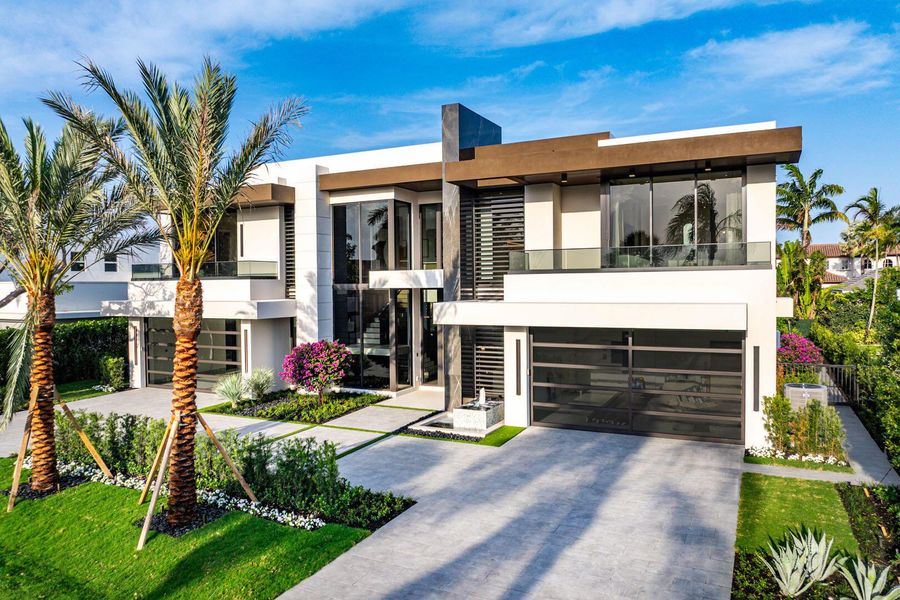 Front exterior of a new home in , Boca Raton, FL, highlighting curb appeal (Image 9).