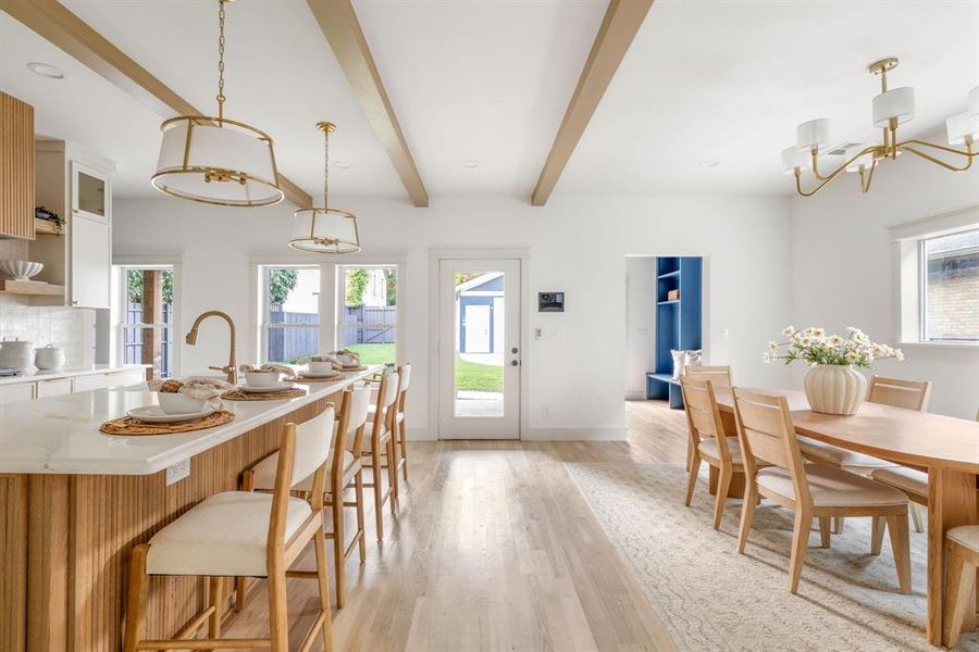 Furnished interior view inside a new home in , Dallas (Image 4).