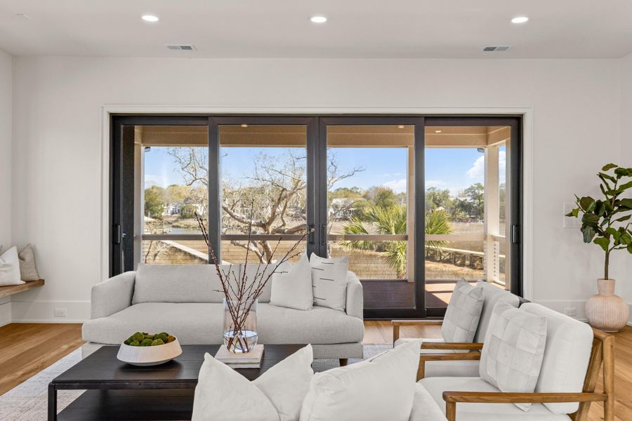 Furnished interior view inside a new home in , Charleston (Image 6).