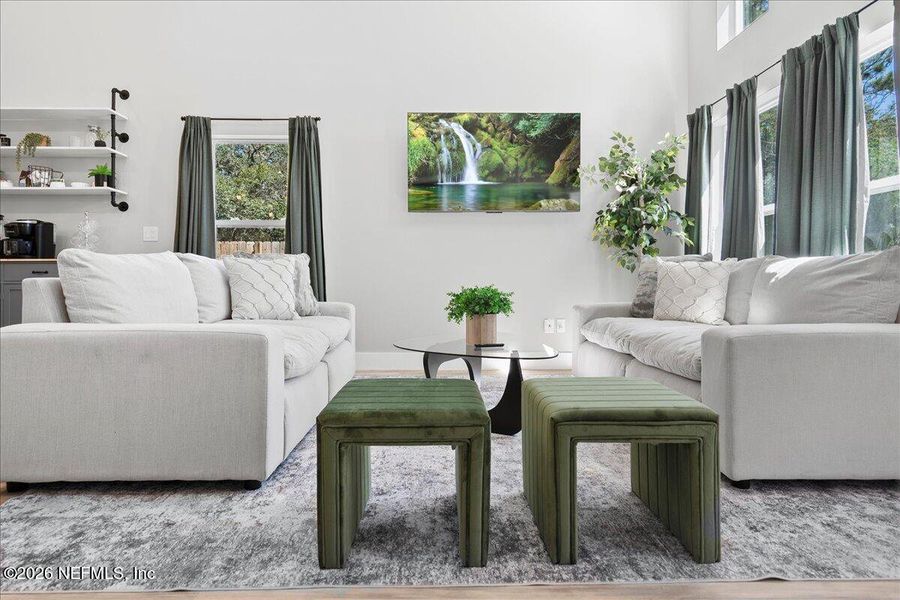 Furnished interior view inside a new home in , St. Augustine (Image 15).