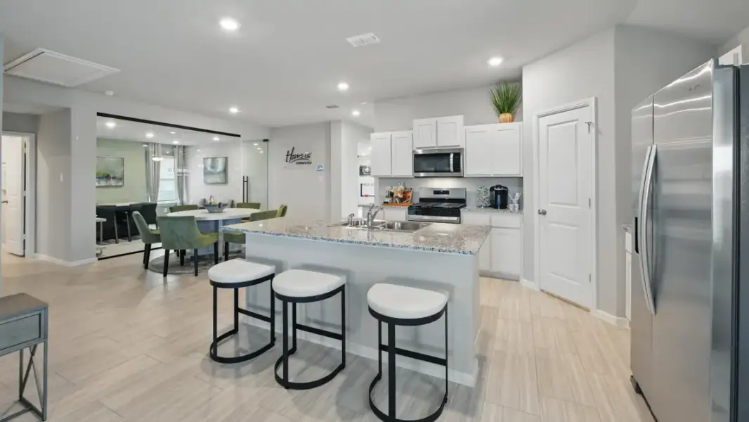 Furnished interior view inside a new home in Valley Brook, Fort Worth (Image 5).