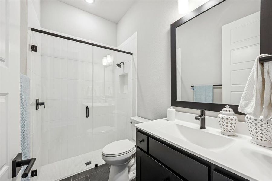 Furnished interior view inside a new home in Northshore at Lakewood Village - Garden Series, Lakewood Village (Image 15).