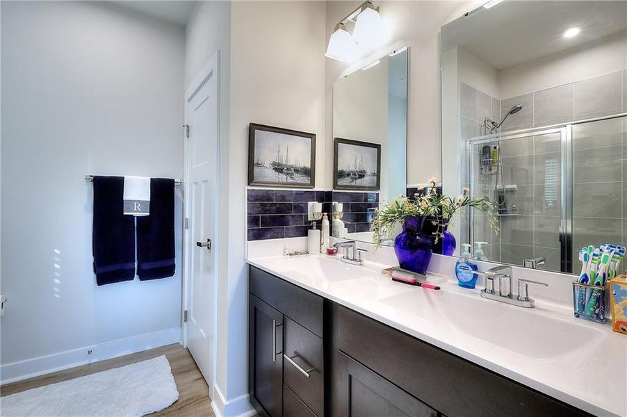 Furnished interior view inside a new home in , Hoschton (Image 16).