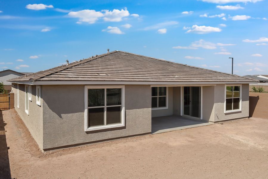 Representative exterior details of a home built from the Yellowstone by Taylor Morrison in Artisan at Asante Passage Collection, Surprise (Image 23). Representative exterior details of a home built from the Yellowstone by Taylor Morrison in Artisan at Asante Passage Collection, Surprise (Image 23).