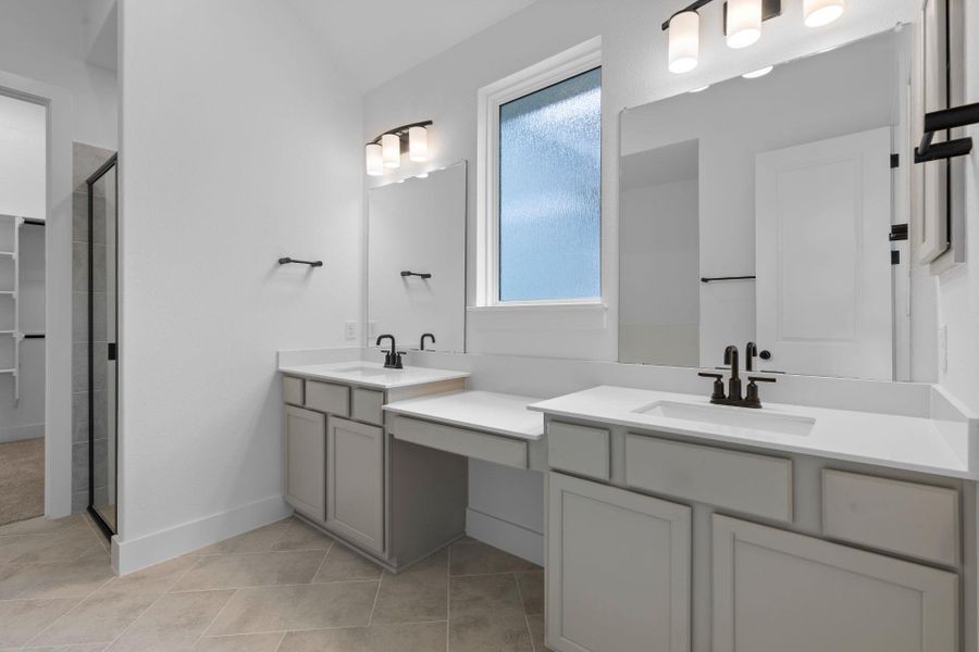Primary Bath retreat with dual vanities