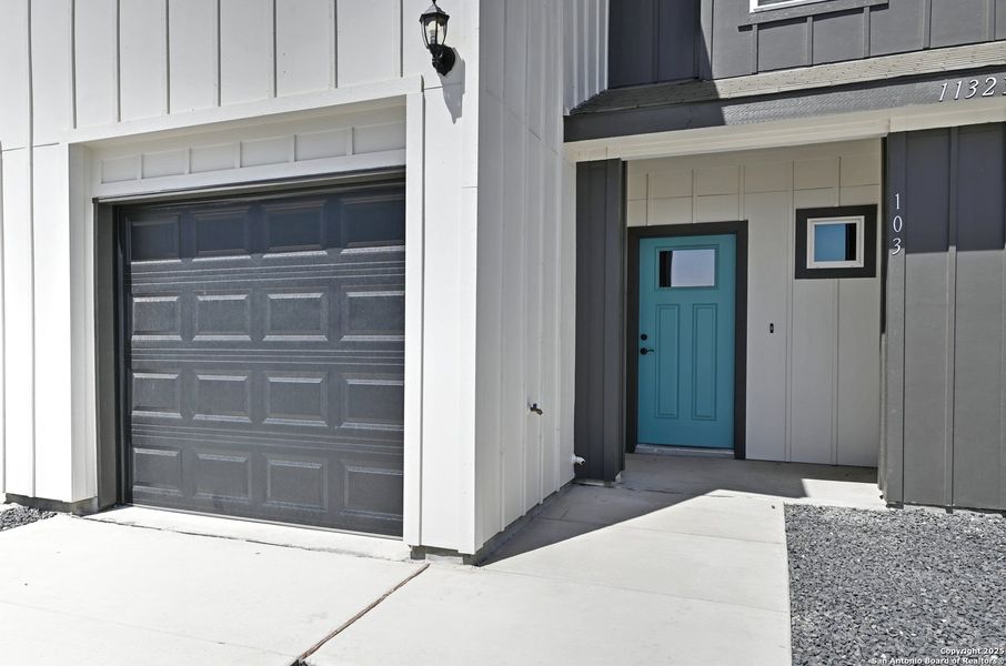 Front exterior of a new home in , San Antonio, TX, highlighting curb appeal (Image 25).