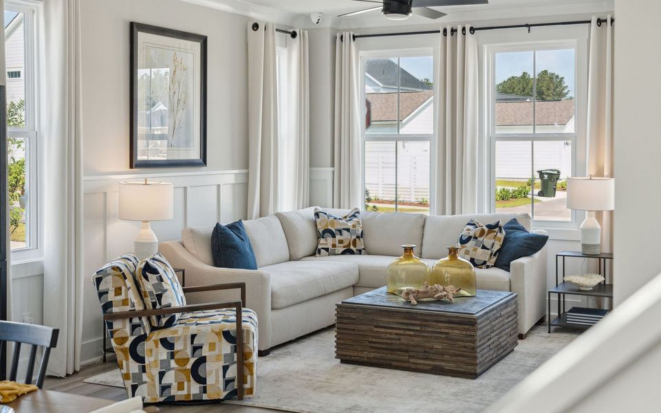 Furnished interior view inside a new home in Nexton, Summerville (Image 13).