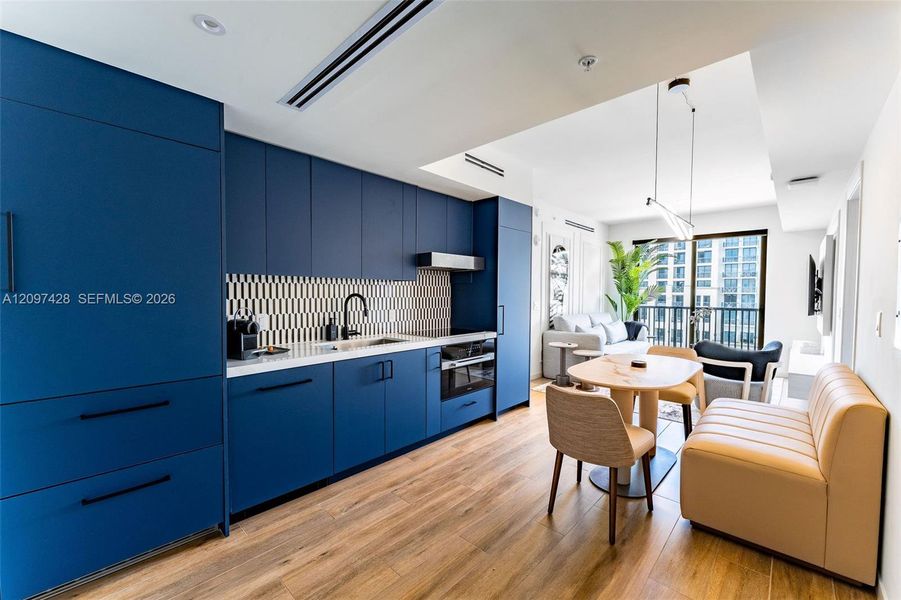 Furnished interior view inside a new home in , Coral Gables (Image 11).