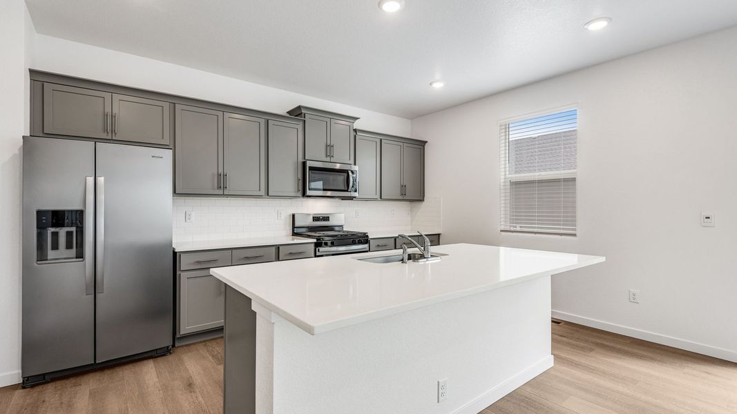 Furnished interior view inside a new home in Silver Peaks, Lochbuie (Image 5).
