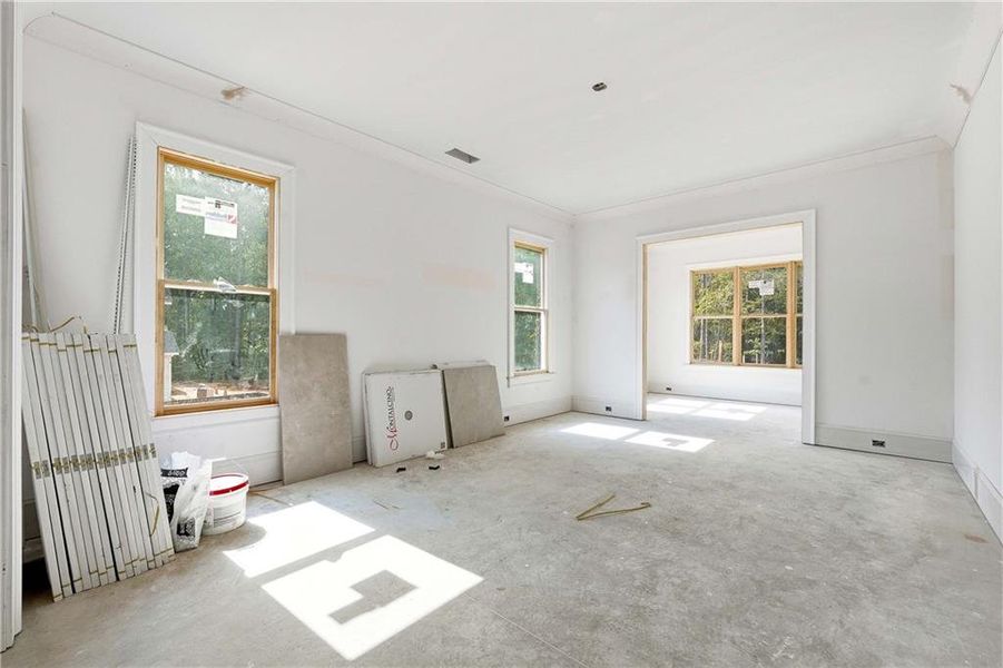 In-progress construction of a new home in , Marietta, GA (Image 6).