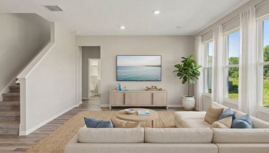 Furnished interior view inside a new home in Deerbrook, Land O' Lakes (Image 10).
