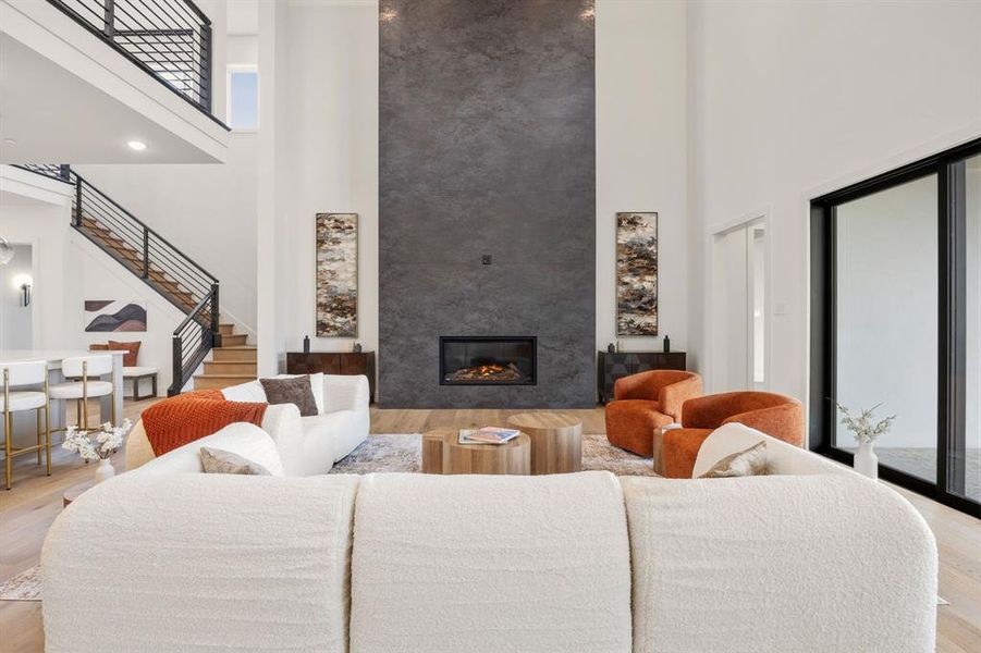 Furnished interior view inside a new home in The Highlands, Northlake (Image 27). Furnished interior view inside a new home in The Highlands, Northlake (Image 27).