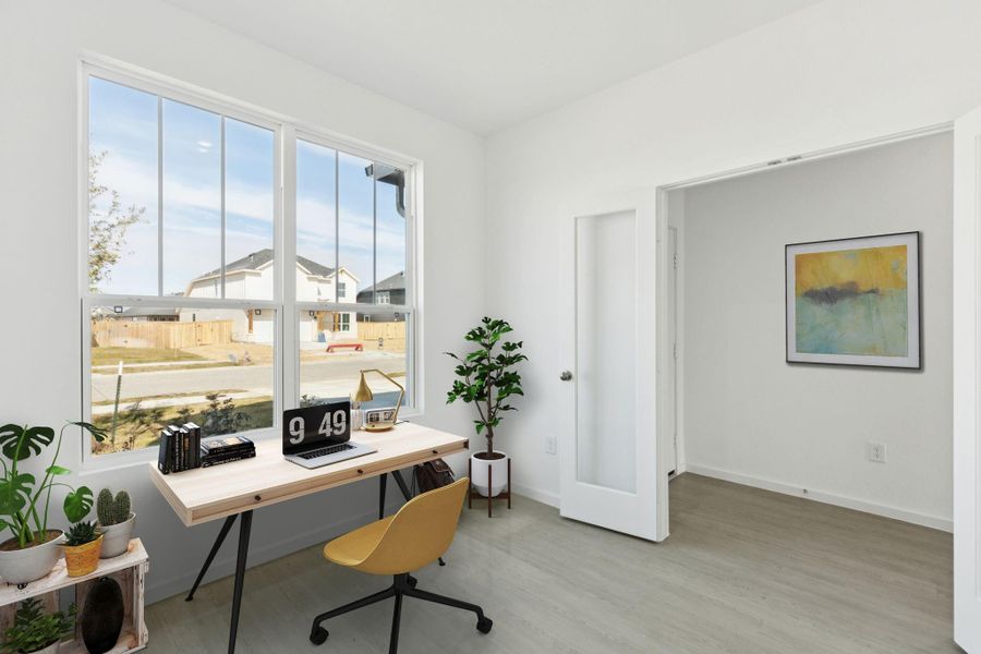 Furnished interior view inside a new home in Windcress, Baytown (Image 11).