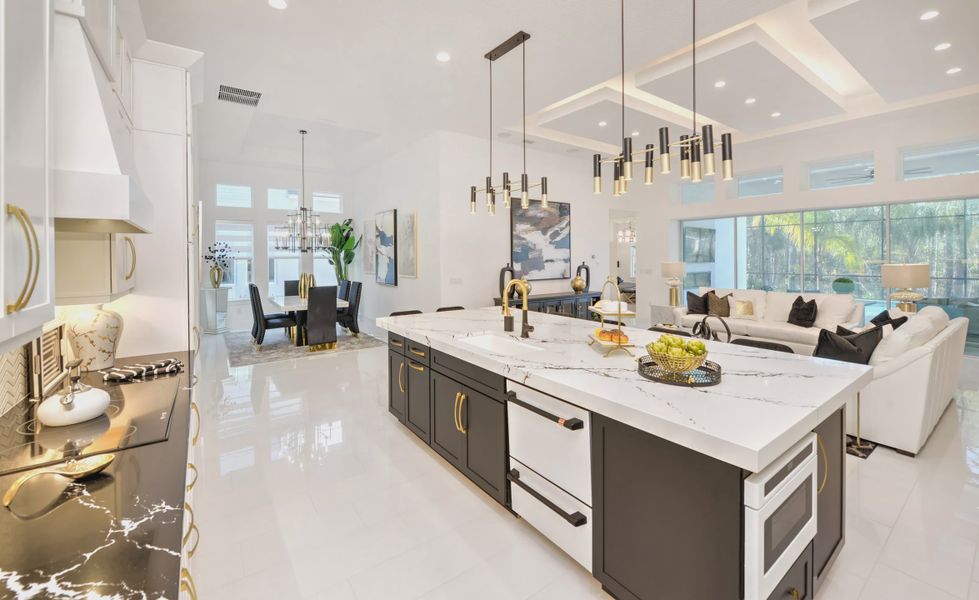 Furnished interior view inside a new home in Woodhaven, Port Orange (Image 11).
