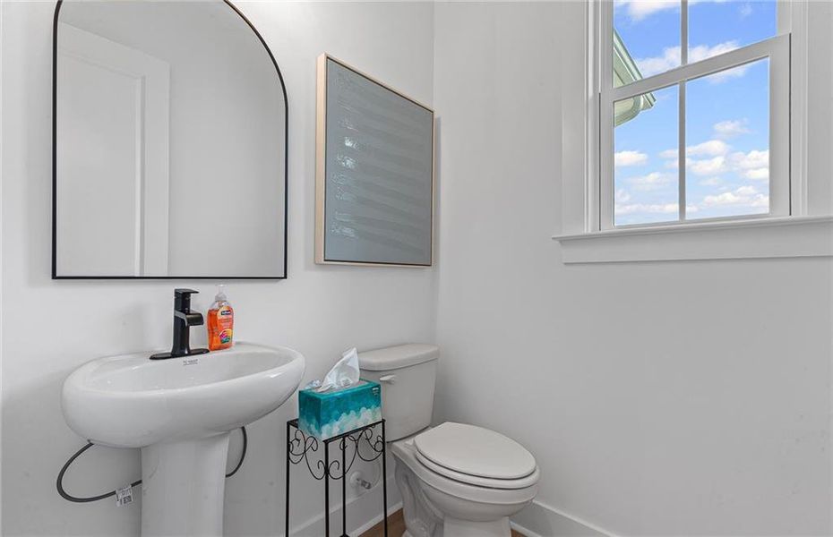 Furnished interior view inside a new home in Traditions of Braselton, Hoschton (Image 15).