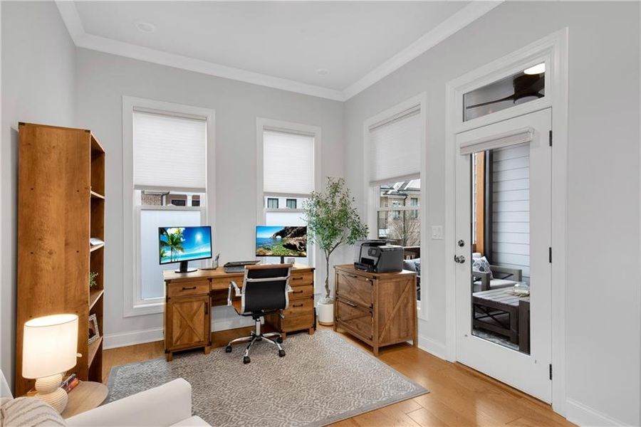 Furnished interior view inside a new home in , Peachtree Corners (Image 12).