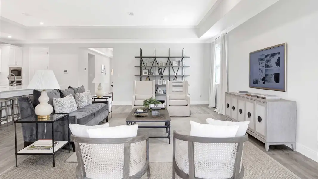 Furnished interior view inside a new home in Golden Gate, Naples (Image 14).