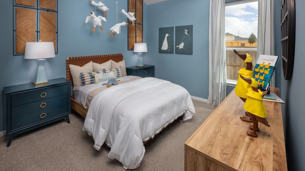 Representative furnished interior of a home built from the The Highlands by Legend Homes in Rocky Creek Crossing, Crowley (Image 6).