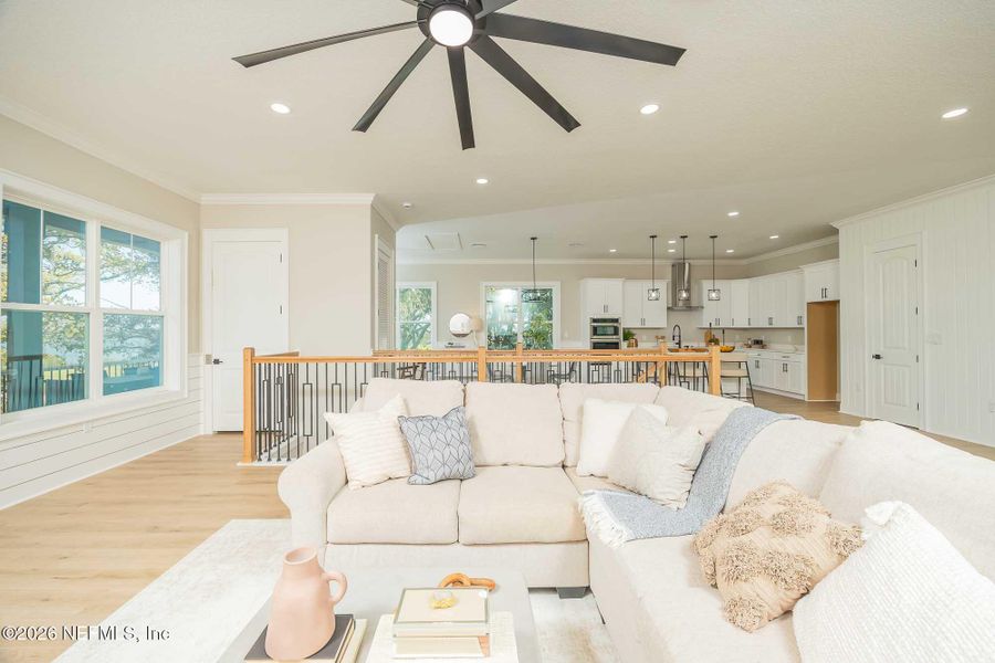 Furnished interior view inside a new home in , St. Augustine (Image 55).