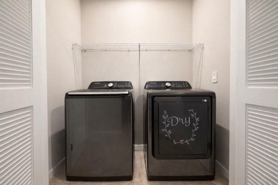 Laundry closet Laundry closet