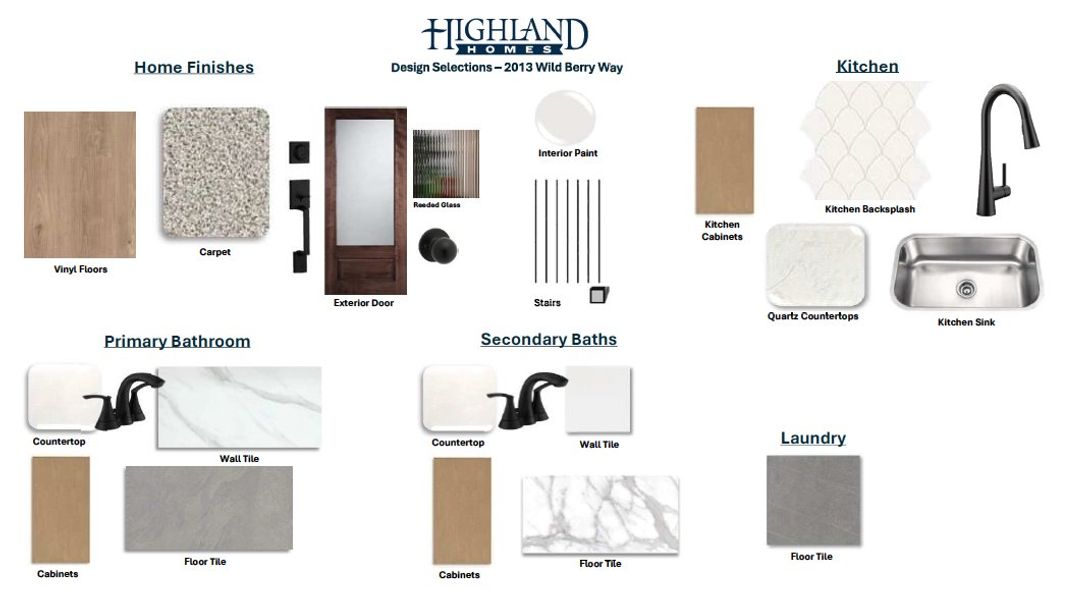 Sample of building materials used in homes in Pecan Square, Northlake (Image 60). Sample of building materials used in homes in Pecan Square, Northlake (Image 60).