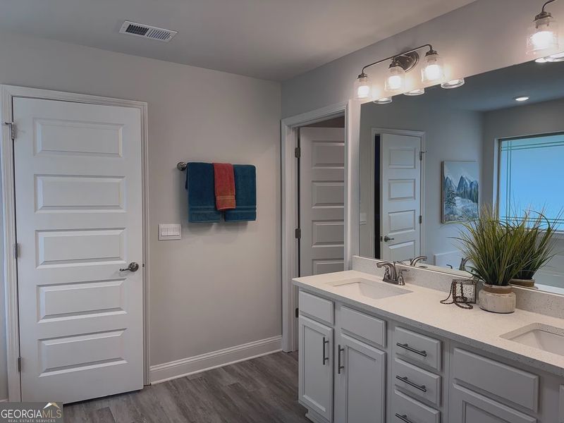 Furnished interior view inside a new home in Magnolia Villas, Cornelia (Image 25).