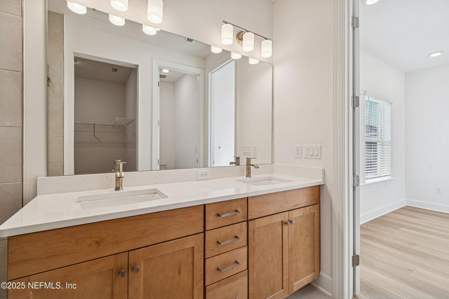 Furnished interior view inside a new home in Seven Pines 24' Rear Entry Townhomes, Jacksonville (Image 8).