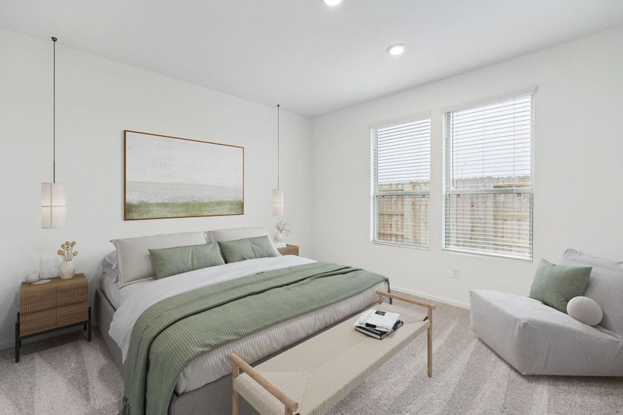 Furnished interior view inside a new home in Crosby Farms, Crosby (Image 9).