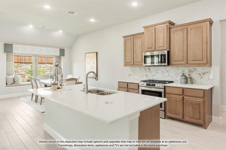 Furnished interior view inside a new home in Timberbrook, Justin (Image 10).