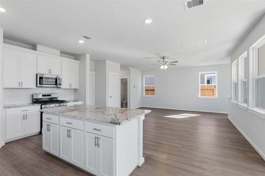 Furnished interior view inside a new home in Colony at Pinehurst, Pinehurst (Image 5).