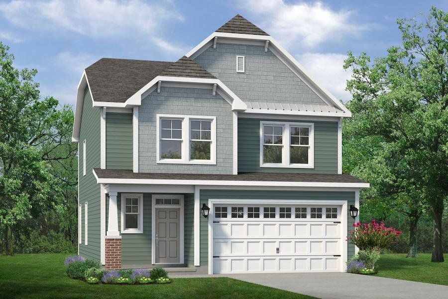 Representative exterior photo of a completed home built from the The Sycamore by Chesapeake Homes in Traditions at Carolina Forest, Myrtle Beach, SC (Image 5).