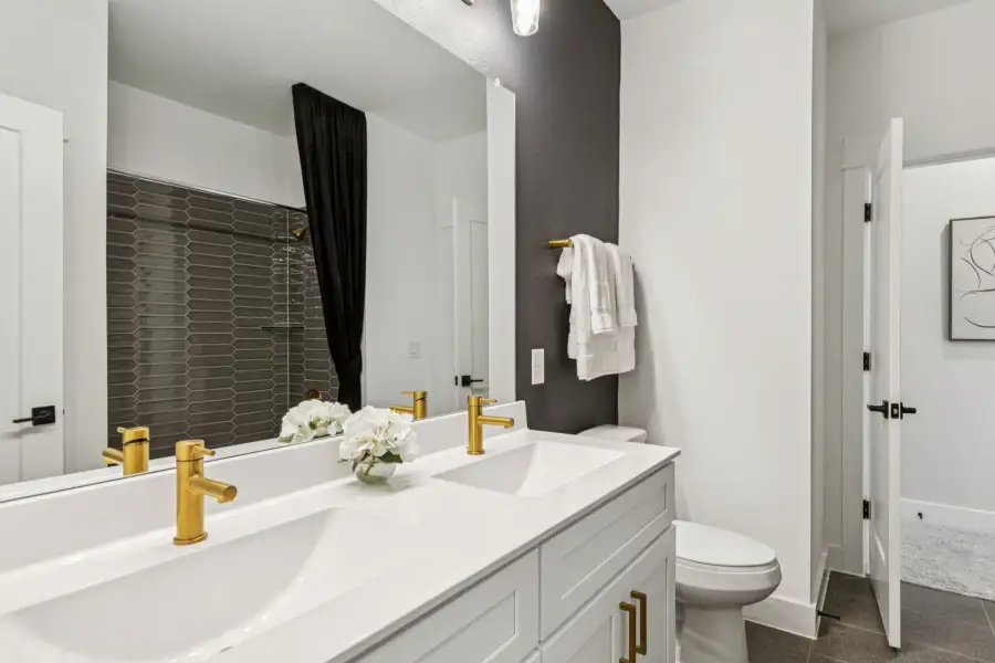 Representative furnished interior of a home built from the Iredell by Pulte Homes in Spring Branch Preserve, Montgomery (Image 12).
