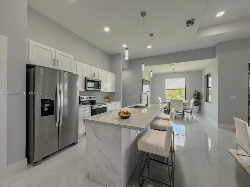 Furnished interior view inside a new home in , Lehigh Acres (Image 12). Furnished interior view inside a new home in , Lehigh Acres (Image 12).