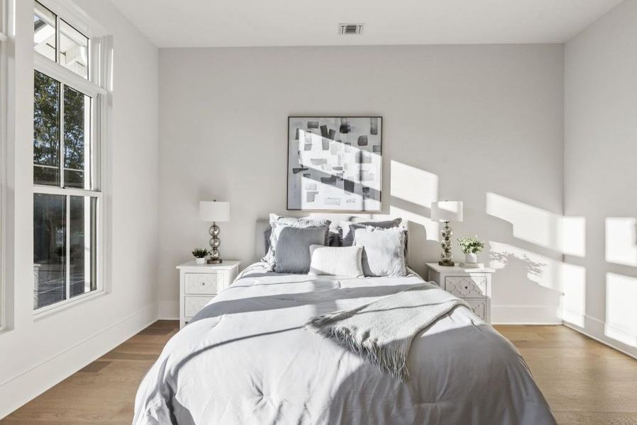 Furnished interior view inside a new home in , Alpharetta (Image 17).