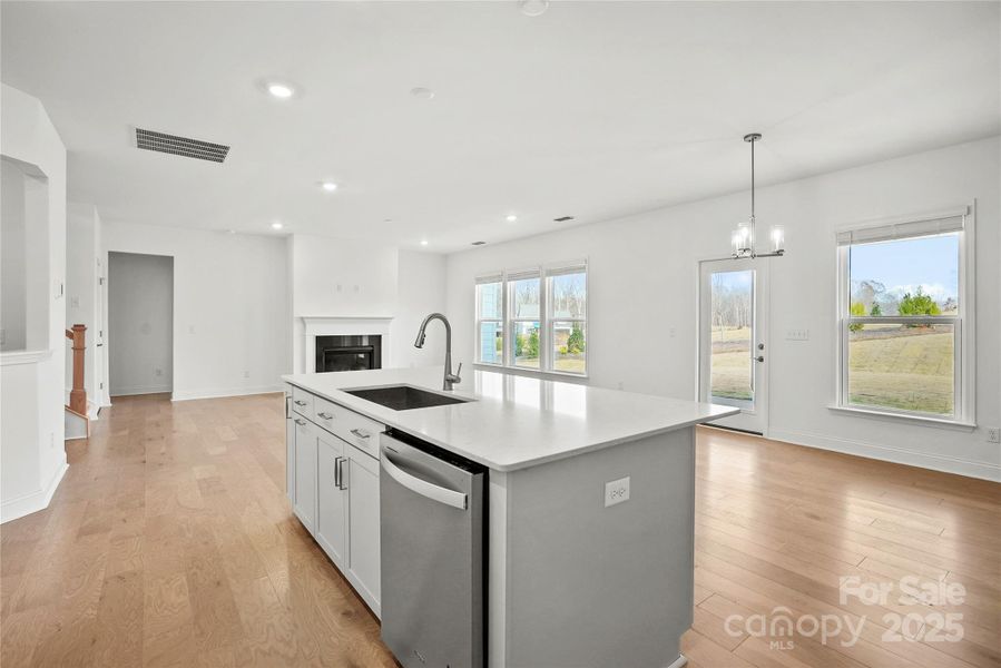 Furnished interior view inside a new home in Forest Creek, Waxhaw (Image 11).