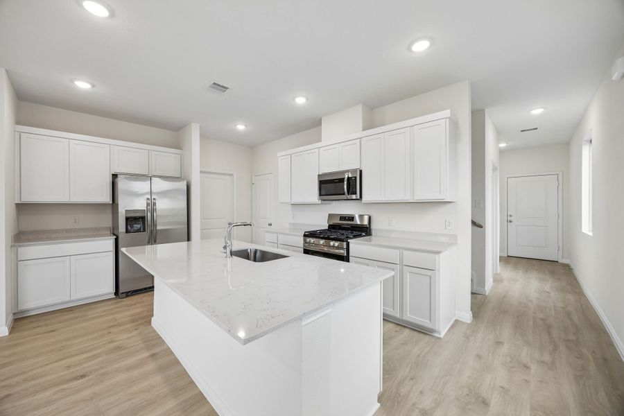 Furnished interior view inside a new home in Riviera Pines, Huffman (Image 18).