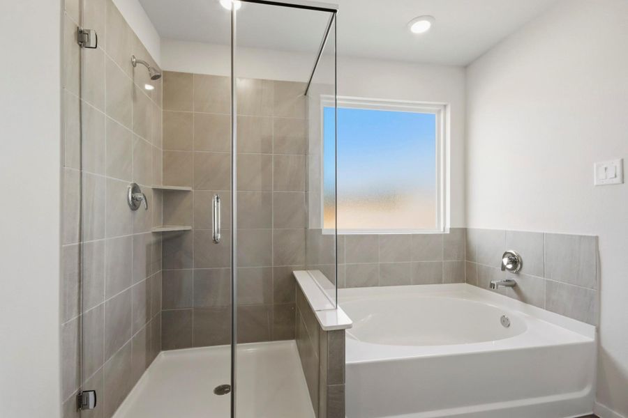 Furnished interior view inside a new home in The Canopies, Splendora (Image 5).